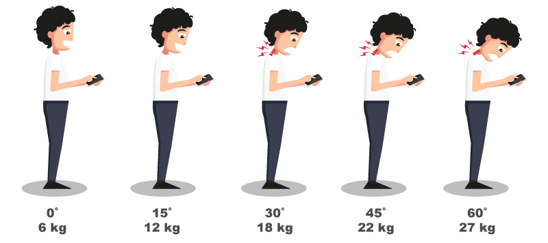 A cartoon of a person holding a phone Description automatically generated