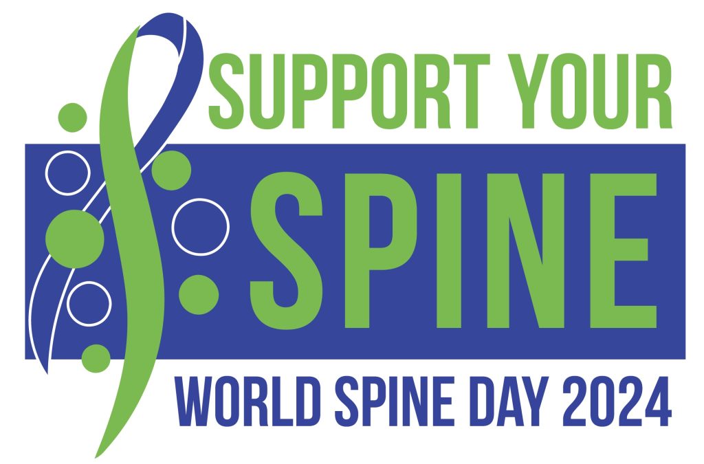 A logo for a spine day

Description automatically generated
