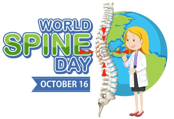 Free Vector | World Spine Day Banner Design