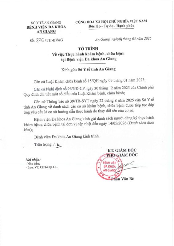 Bệnh Viện Đa Khoa An Giang